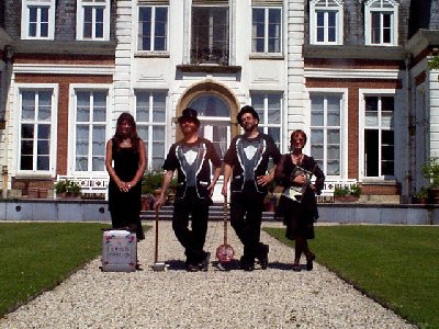 Monique, Jos, Marc en Hilde